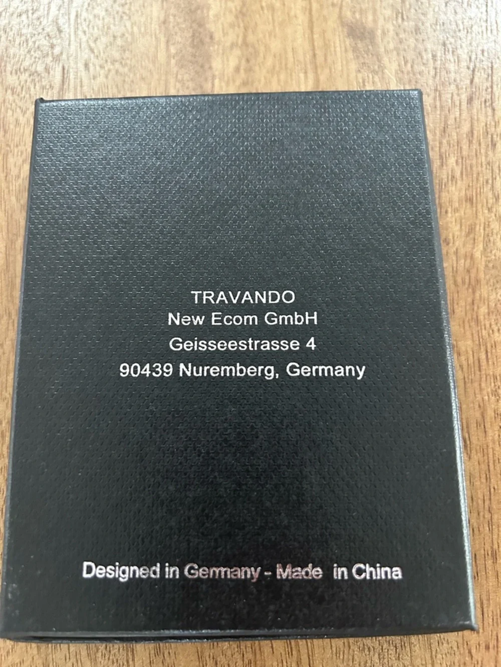 TRAVANDO Men’s Wallet Black and Caramel
